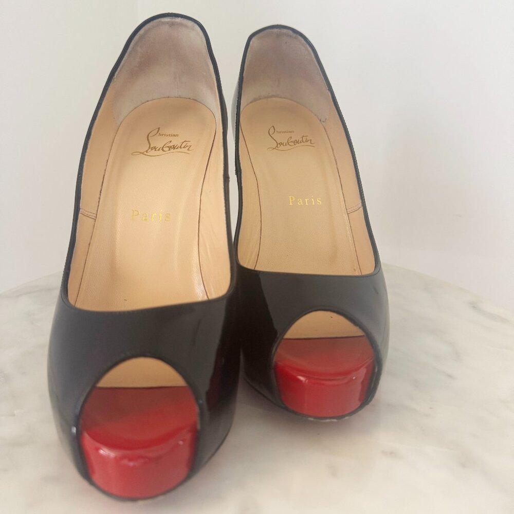 Christian Louboutin Peep Toe Heels